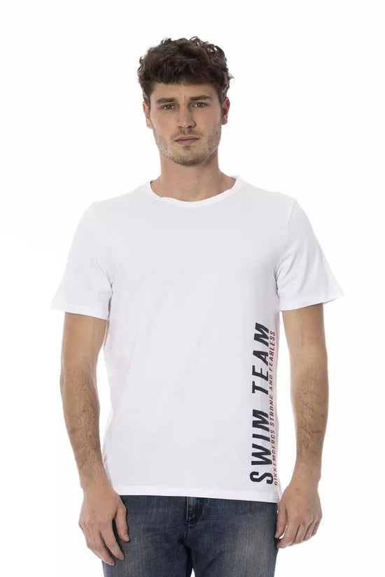 Black Cotton Men T-Shirt